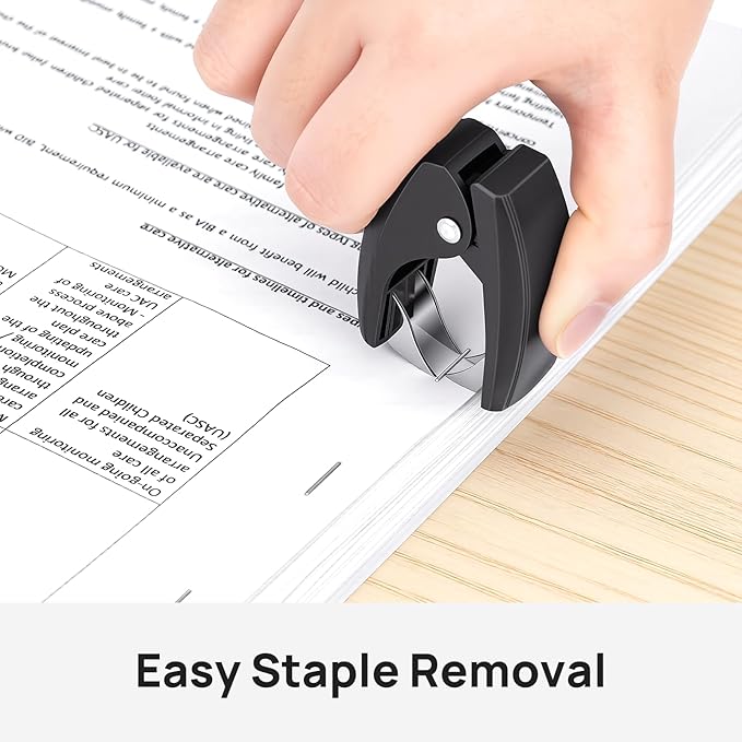 Mini Stapler with 2000 Staples, 30 Sheet Capacity, Jam-Free Small Desktop Stapler with Staple Remover, Cute Desk Stapler for Office, School and Home (Purple)