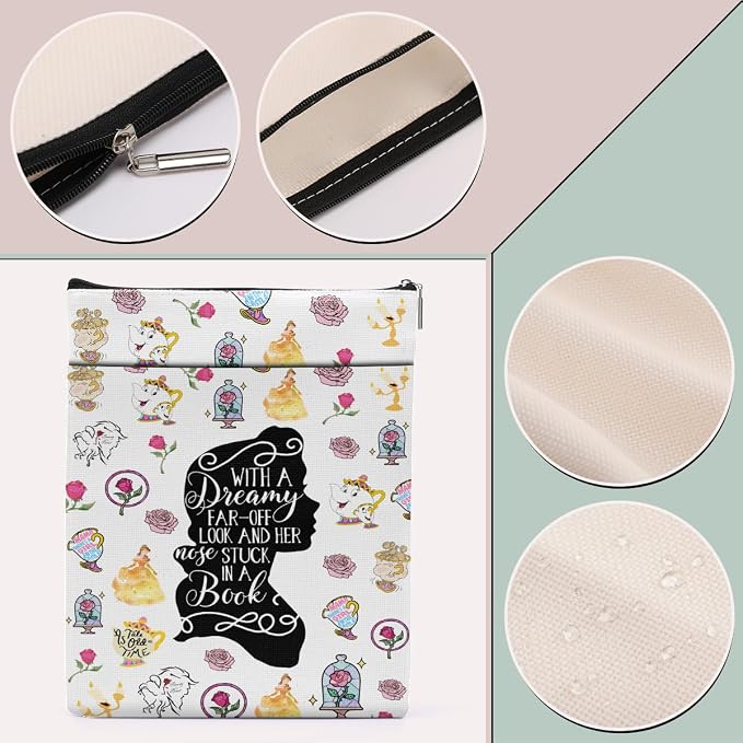 Cartoon Merchandise Book Sleeve Book Cover Book Lovers Gifts Book Club Gifts Bookish gifts Book Protector Book Gift for Readers Librarian Mothers Day Graduation Birthday Gift