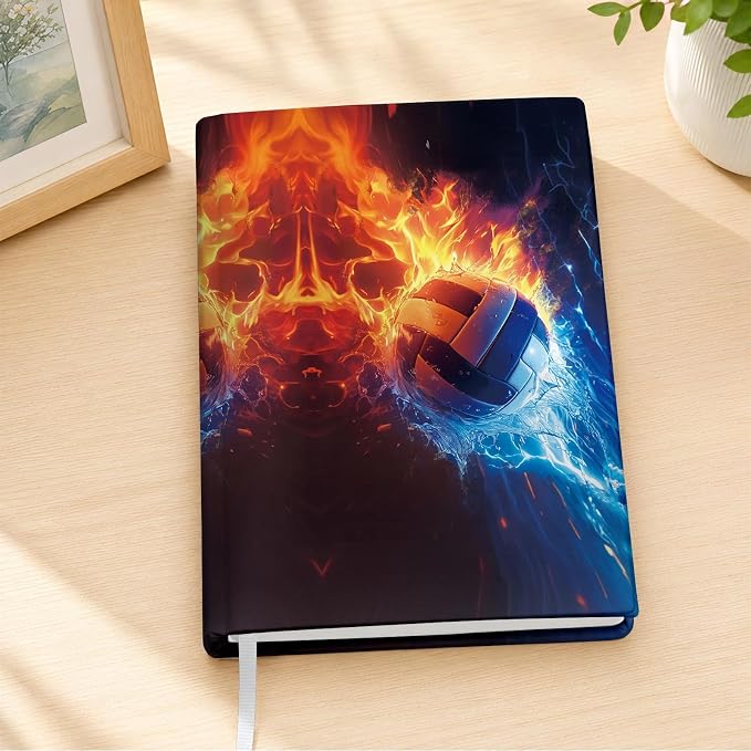 6 Pack Stretchable Book Covers, Jumbo Book Covers for Paperbacks Hardcover Books up to 9 x 11 Inches, Reusable Washable Protective Fabric Books Sleeves, Ball Games