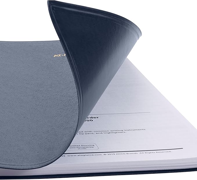 AT-A-GLANCE 2026 Planner, Monthly, 15-Month, 9" x 11", Large, Navy (702602026)