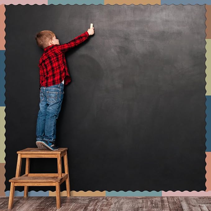 Qeeenar 24 Pcs Magnetic Borders for Classroom Bulletin Board Borders Magnetic Whiteboard Classroom Strips for Office Chalkboard Decoration(Dark Colors)