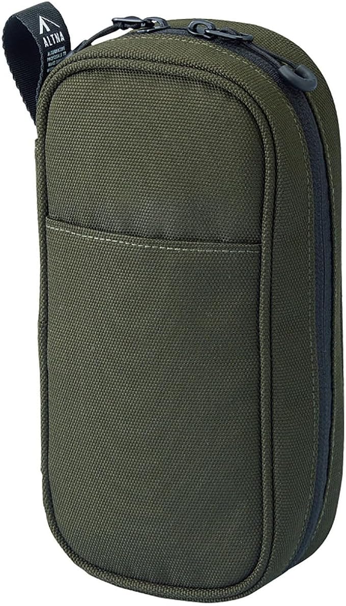 LIHITLAB Gadget Pouch, 3.8 x 2.8 x 8.5", Army Green (A7764-22)