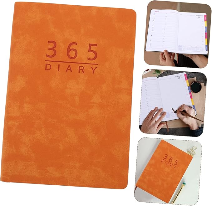 DOITOOL 2023 Calendar Notepad Daily Planner Notebook Flexible Cover Portable Schedule Book for Home and Office Use