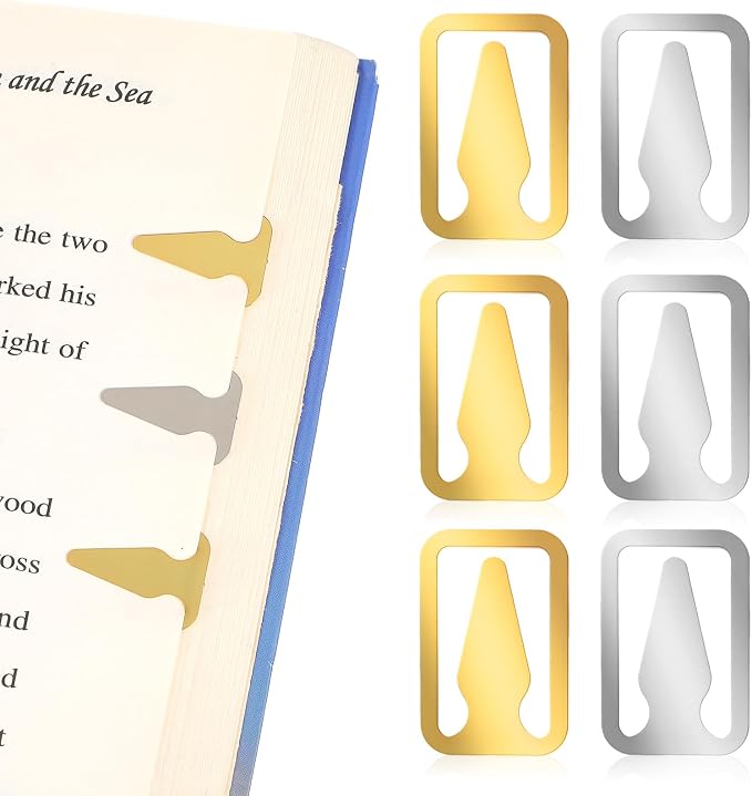 100 Pcs Page Book Darts Bookmarks,Page Nibs Bookmarks,Mini Thin Pages Nibs,for Reading Teachers Students Book Lovers Men, 2 Colors