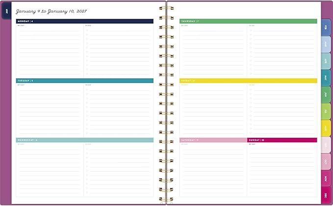 AT-A-GLANCE 2027 Planner, Simplified by Emily Ley, Weekly & Monthly, 8.5" x 11", Nostalgia Pink (EL60-905-27)