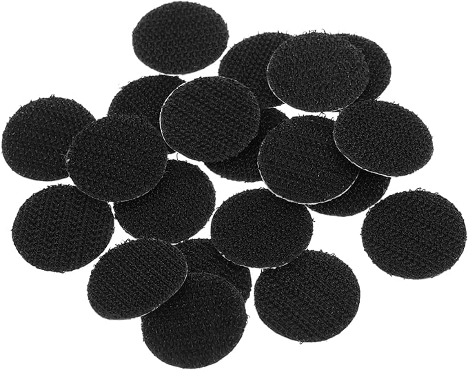 Homoyoyo 20PCS Heavy Duty Adhesive Round Tape for Indoor Outdoor Use Strong Sticky Fasteners for Easy Mounting for Decorations and Crafts