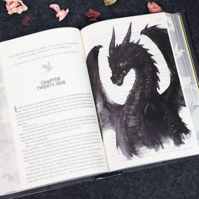 BAMAYSELF 15 Pcs Fourth Wing Page Overlays Bookmarks for Men Women, Fantasy Dragon Bookmark Gift, 4th Wing Merch, Cool Bookmarks Book Accessories Merchandise, Gifts for Bookish Book Lovers