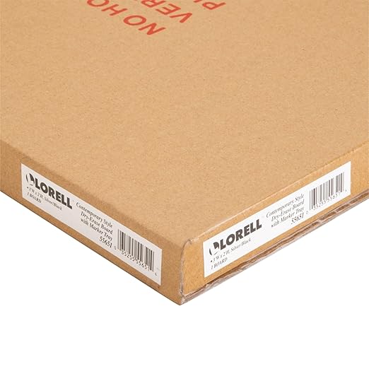 Lorell Dry-Erase Board, 3 by 2-Feet, Aluminum/White