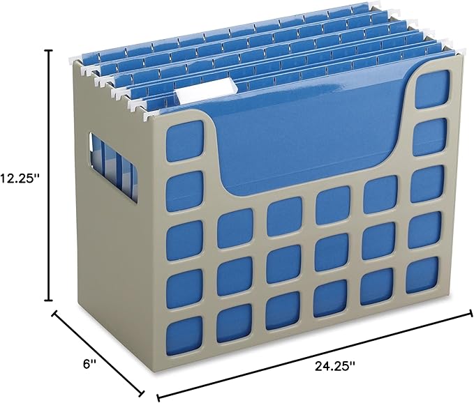Pendaflex Desktop File, 9-1/2" H x 12-1/4" W x 6" D, Putty, Each (23010EE)