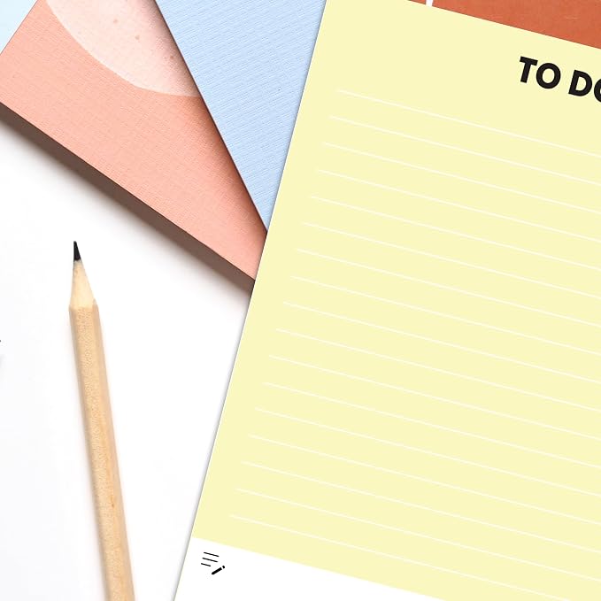 To Do List Notepad | Daily Task Planner Pad & Organizer for Work & Home | Tear-Off Checklist Sheets for Goal Tracking & Productivity | 52 Pages, A5 Size (5.8 x 8.3")