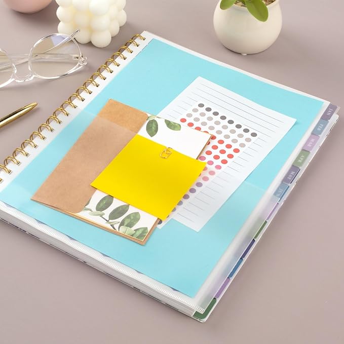 AT-A-GLANCE 2025 Planner, Weekly & Monthly, 8-1/2" x 11", Large, Badge, Floral (1722F-905-25)