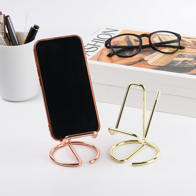 Business Card Holder for Desk, Cute Metal Card Organizers and Office Desk Accessories for Men and Women (Vertical Black)