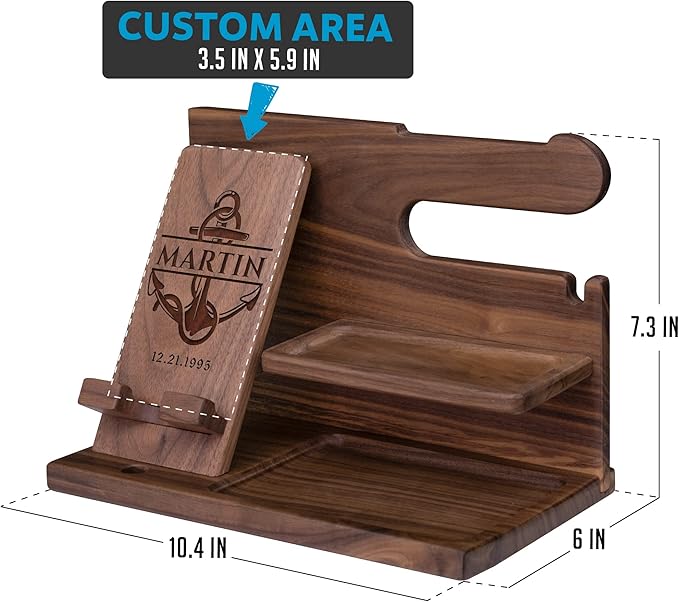 Personalized Desk Organizer: Premium Real Estate Agent Gifts for Both Men & Women - A Thoughtful Way to Say Thank You and Celebrate Their Success & Dedication in Property Ventures