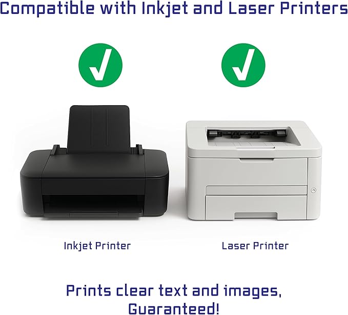 CD/DVD Label Full Face | Qty 200 Disc, 400 Spine | 100 Sheets Total | Permanent White Matte | Inkjet & Laser Printer Compatible | Customizable Printable Blank Labels | Blank Label