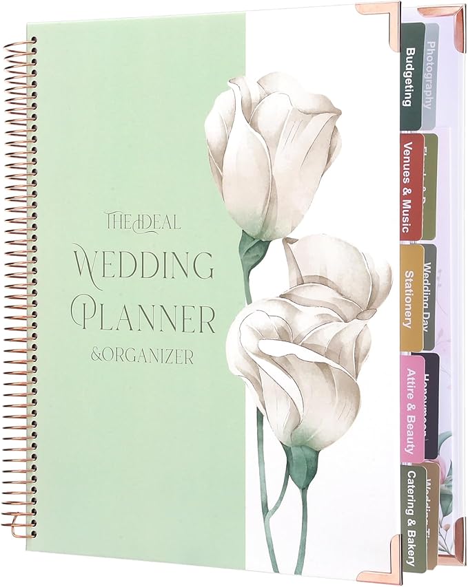 Thboxes Wedding Planner Book & Organizer 88 Sheets, Makes Your Wedding Planning Easy for Brides & Grooms Woman Man Couples Wedding Pannners Notepad Unique Engagement Gift