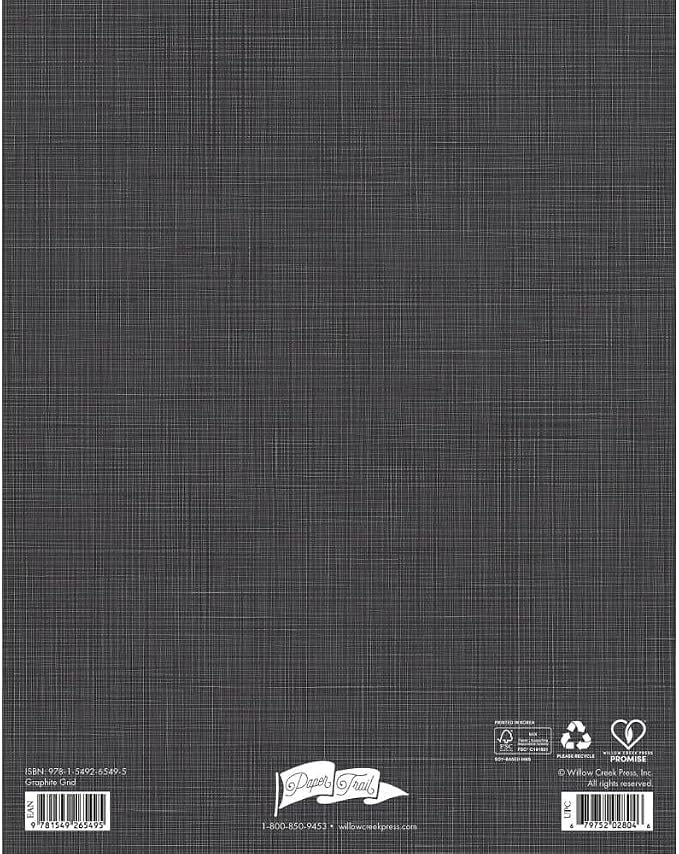 Willow Creek Press, Graphite Grid Academic 2027 Pocket Planner