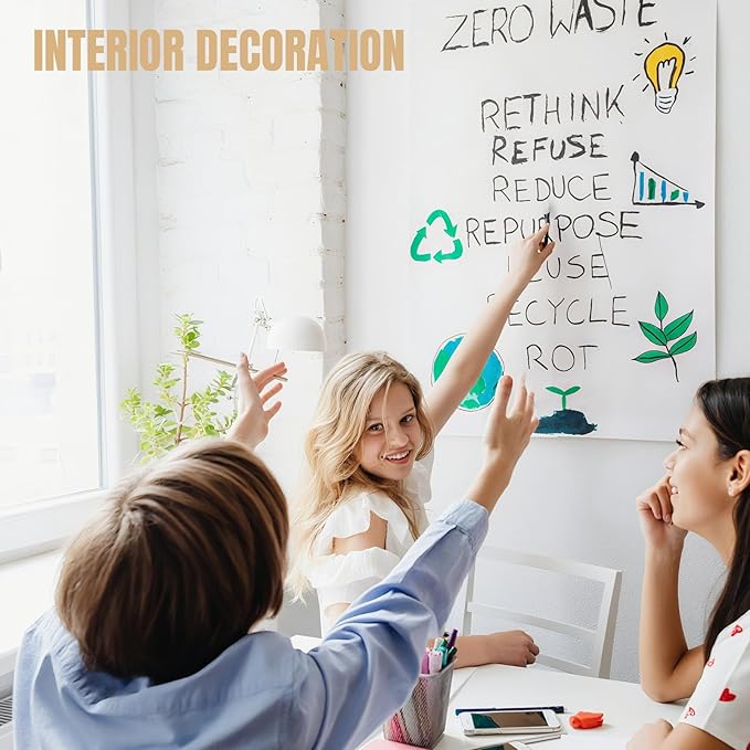 WEWLINE 24x36" White Foam Board (3/16" Thick), 5 Packs of Foam Core Board, Poster Board Perfect for Signage, Displays, Backdrops, DIY Projects & Office Use