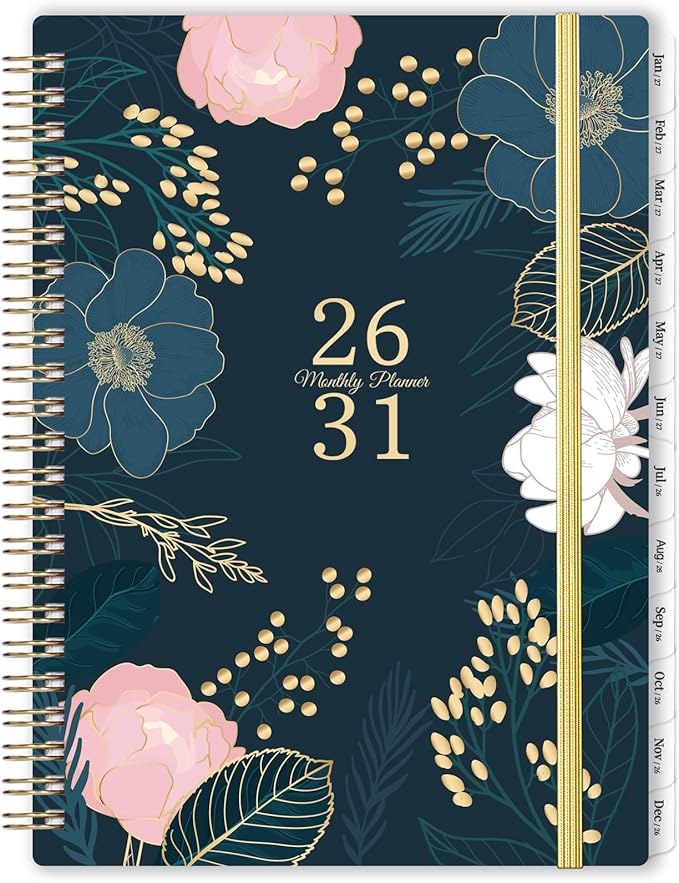 2026-2031 Monthly Planner - 5 Year Monthly Planner 2026-2031, July 2026 - June 2031, 6.4'' x 8.5", 5 Year Calendar, 60 Months Tabs, Pocket, Holidays, Notes Pages