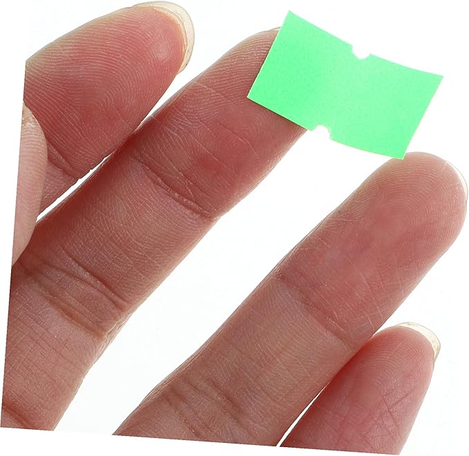5000pcs Price Tag Paper Labels for Tag Machines with Smooth Output Clear Printing Fast Drying Ink Easy Stick Price Markers for Retail and Office Use
