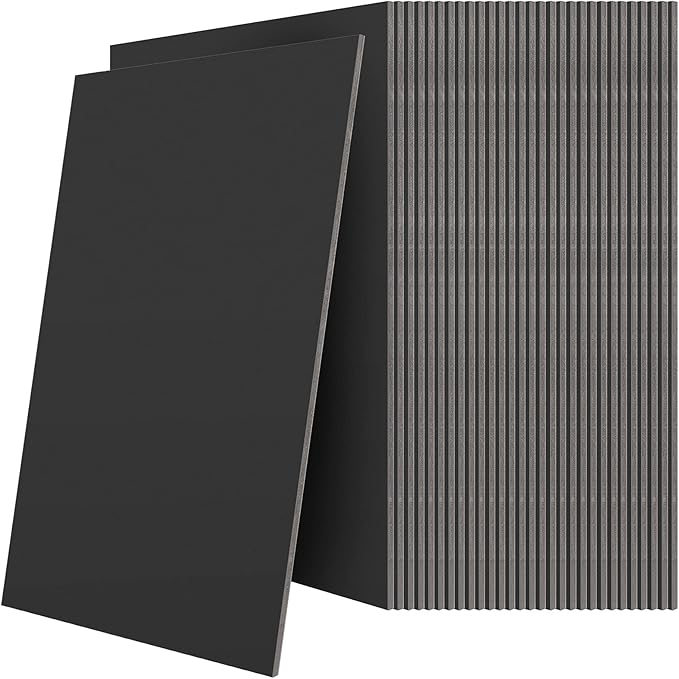 MAAIGU 30 Pack 14 x 11 Inches Foam Boards, 3/16 Inch Thick Foam Core Boards, Double-Sided Black Foam Boards for Displays, Presentations, Signboards, Artworks