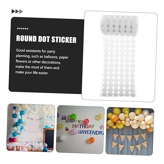 Lightweight Self Adhesive Dots Circle Stickers Adhesive Dots Tapes for Wall Door Window Decor