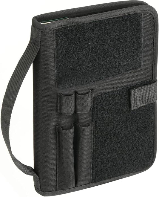 Homakover Black OCP Military Log Book Cover, 5.5”X 8” Army Tactical Military Notebook Holder, OCP Green Book Protective Cover