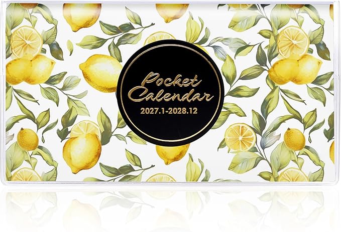Pocket Calendar 2027-2028 for Purse, Small Pocket Planner 2027-2028 for Purse 3.5×6.5In,24 Month Organizer from Jan 2027- December 2028 Mini Planner with Pvc Cover for Organizing & Planning