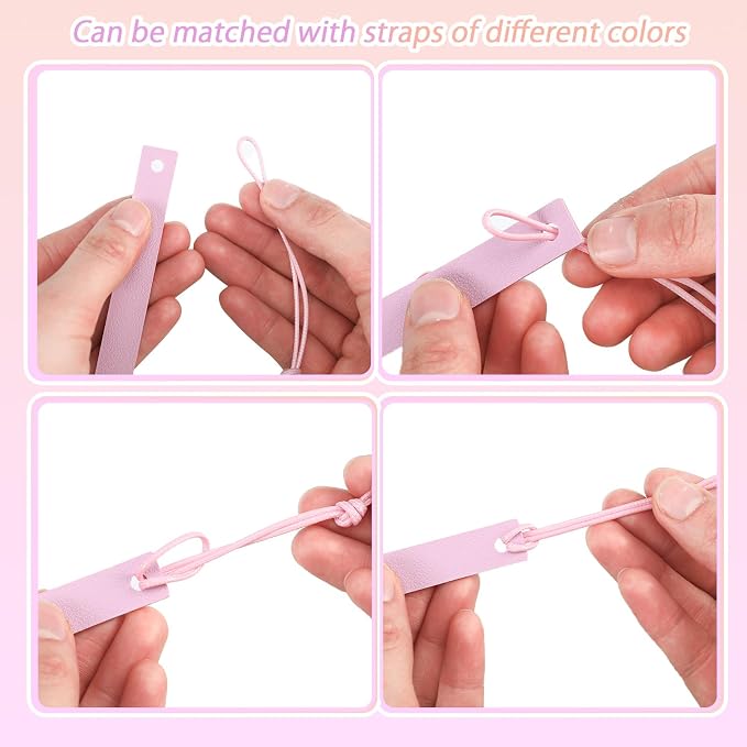 Kosiz 12 Pcs Leather Bookmarks Colorful Engravable Blank Leather Bookmarks Back to School Gifts for Men Women Teachers Students Book Lovers Reading Supplies(Purple)