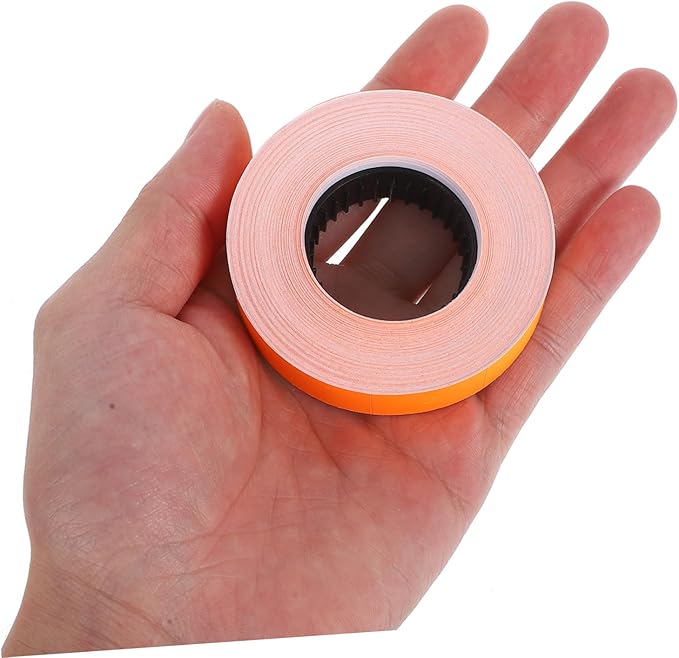 Homoyoyo 10rolls Price Labels for Labeller Supermarket Retail Price Tag Paper Sticker Labels Roll Marker Labeler Paper Easy Application
