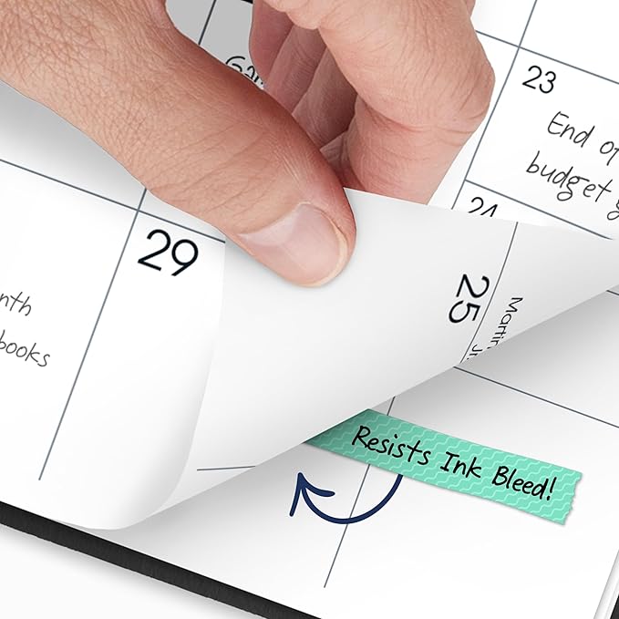 AT-A-GLANCE 2027-2028 Planner, 2-Year Monthly Planner, 3.5" x 6", Pocket Size, Unruled Daily Blocks, Black (700240527)