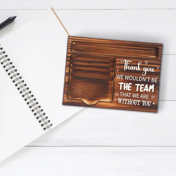 Team Gifts for Employees Team,Thank You Gift for Teammate Coworkers,Office Teamwork Gifts Team Appreciation Gifts Bulk for Colleague, We Wouldn't Be The Team, Desk Retro Note Pad Holder VN339