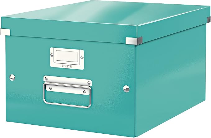 Leitz A5 Storage Box, Click and Store Range 60430001 - Small, White Storage Box A4