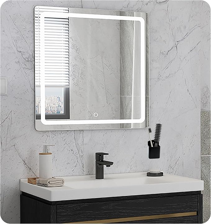 Septe 4Pcs Remote Control Holders Wall Mount, Self Adhesive TV Controller Holder, Wall Pen Holder Storage Box for Home Office (Black)