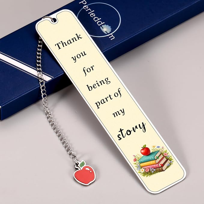 Teacher Appreciation Gifts Thank You Teacher Gift Bookmark for Women Men Kindergarten Teachers End of Year Gift Bulk Summer Gifts for Teachers Appreciation Week Graduation Retirement Gift for Her