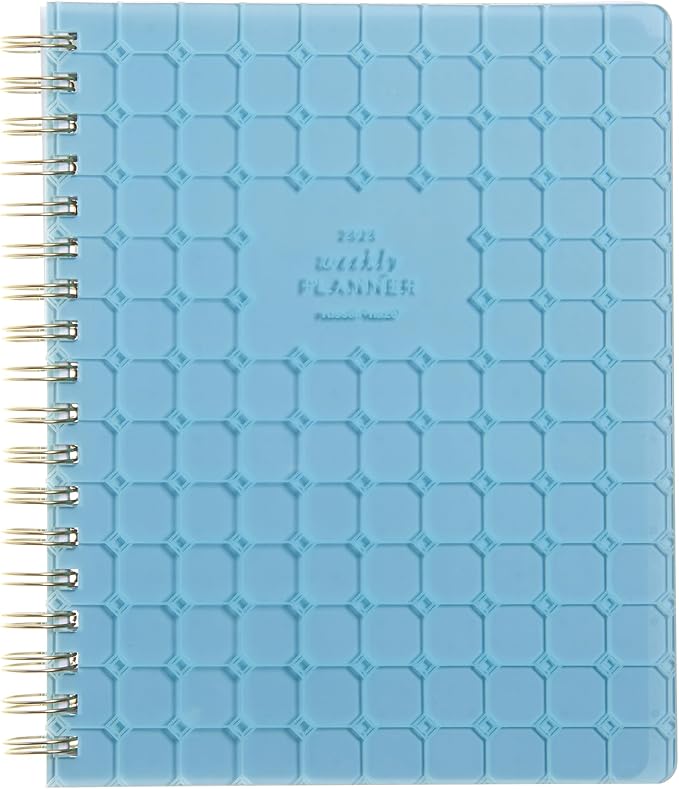 russell+hazel 2025 Acrylic Dew Weekly Planner, 12 Month Calendar (January 2025 – December 2025), 7.625” x 9.5" (100622)