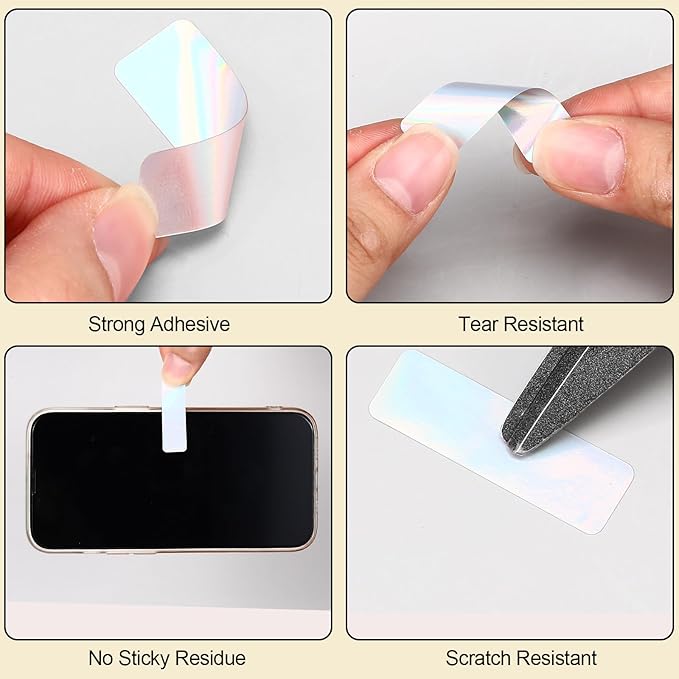 Gersoniel 1600 Pcs Label Tapes Compatible with D30 Label Printer Laminated Labeling Stickers Thermal Labels for Home Office