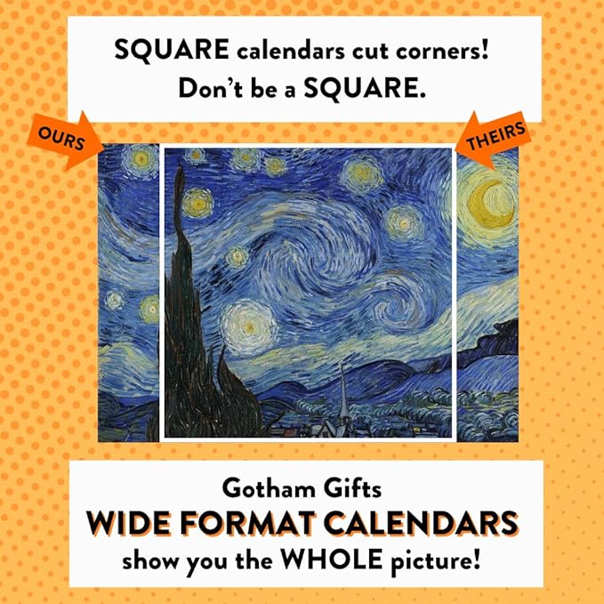 Gorilla Calendar 2026 Monthly Wall Calender 12 Month | American Made In The USA