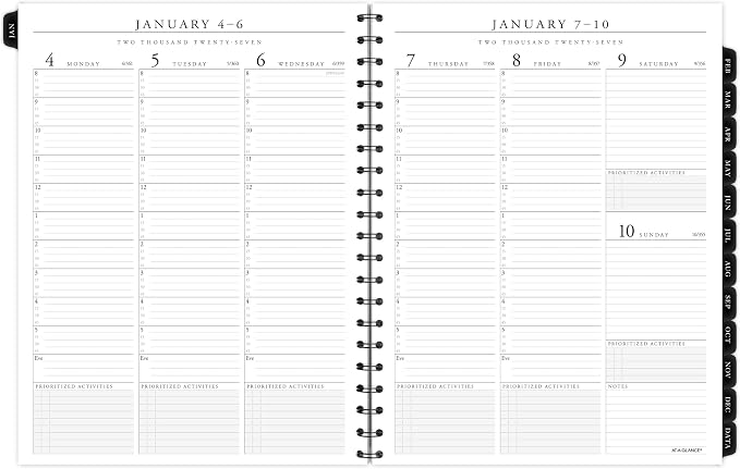AT-A-GLANCE 2027 Weekly Monthly Padfolio Refill for 70NX8105, 8.25" x 11", Executive (709111027)