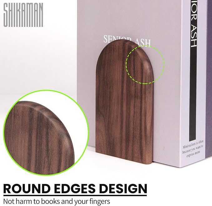 Book Ends,Bookends Wood Book Ends Universal Economy Bookend (16, Medium)