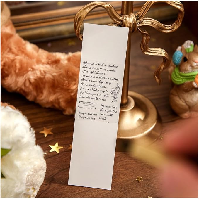 Cute Funny Animal Theme Colorful Bookmarks, 30 PCS (Rabbit Story)