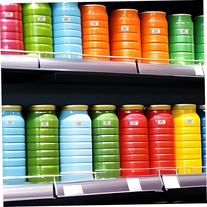 KALLORY 10Rolls Self Adhesive Price Labels Strong Adhesion Pricing Stickers for Retail Stores Small Businesses Usage Efficient Price Marker Labeler Tags