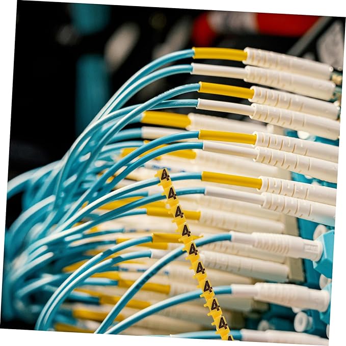 150Pcs Clip Wire Markers Tube Identification for Electrical Cables Durable and Reusable Cable Labels for Management