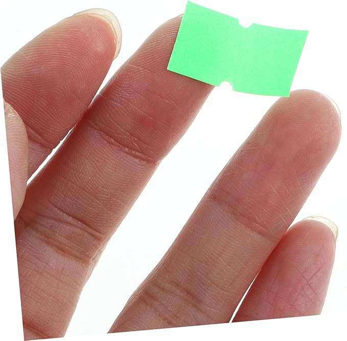 5000pcs Price Tag Paper for Retail Stores Self-Adhesive Cost Marker Labels Easy to Install and Remove for Supermarkets and Food Stores Fluorescent