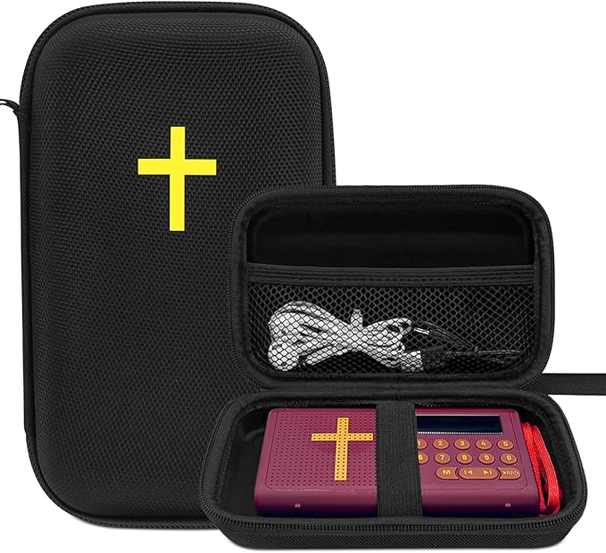 ICIMBI Carry Case Compatible with Wonder Bible - The Talking Audio Bible Player (Case Only)