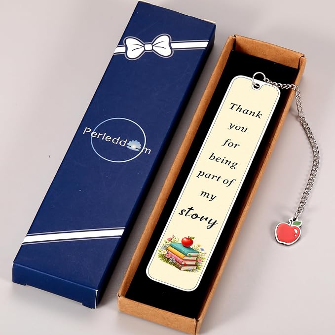 Teacher Appreciation Gifts Thank You Teacher Gift Bookmark for Women Men Kindergarten Teachers End of Year Gift Bulk Summer Gifts for Teachers Appreciation Week Graduation Retirement Gift for Her
