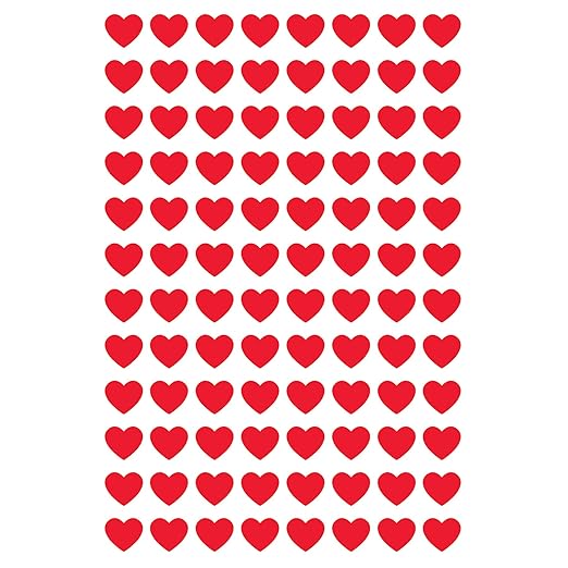Trend Red Hearts superShapes Stickers, Classroom Incentives, 800 Count