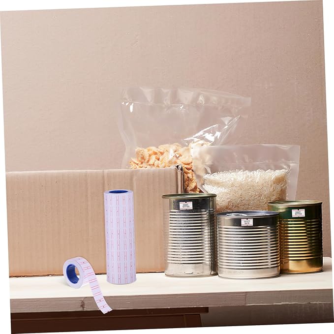 TEHAUX 10rolls Paper Price Labels Stickers Self-Adhesive Retail Signs Sticker