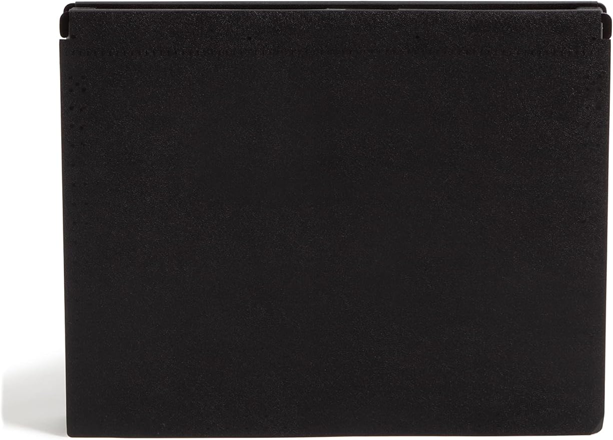 Smead Poly Hanging Expanding File, 12 Dividers, Letter Size, Black (65125) (Pack of 12)