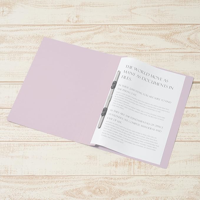Plus Flat File, Resin Jig, Thick Binding 300 A4, Vertical, Violet, 10 Books, NO.021NW, 79-112 x 10