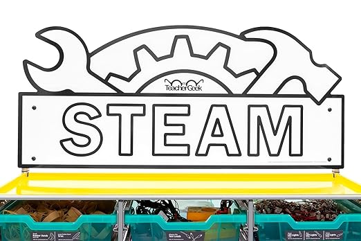 Maker Cart 2.0; Portable Maker Space with Curriculum & Activities for Classrooms & Schools (Elementary, Middle, High); Teacher Designed Science, Engineering, STEM, STEAM, DIY, NGSS Projects